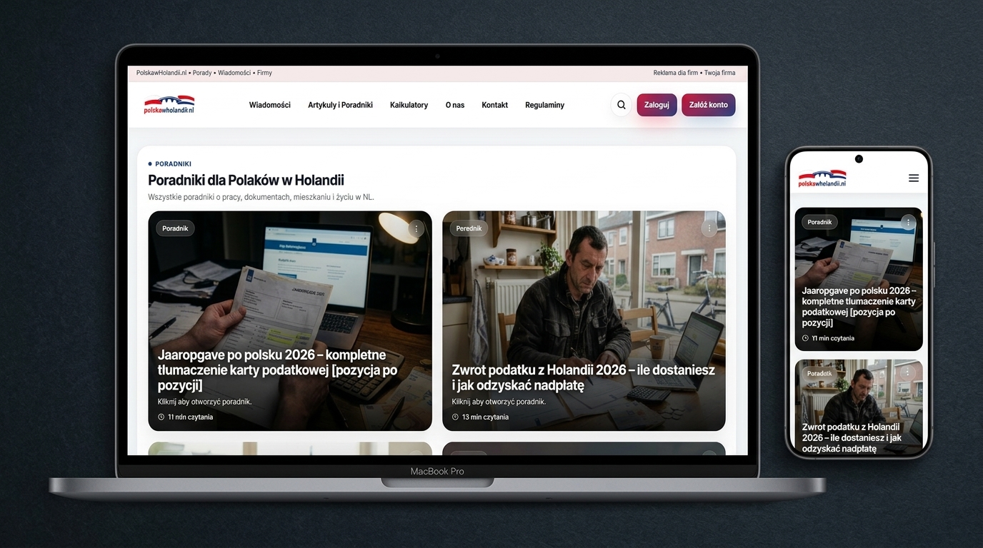 Portal Polska w Holandii – SEO, AI i automatyzacja treści